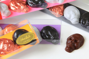 Tchocolath Halloween 2014 caixa com 6 caveiras