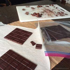 Degustação de chocolates da Arcelia e aula sobre o cacau