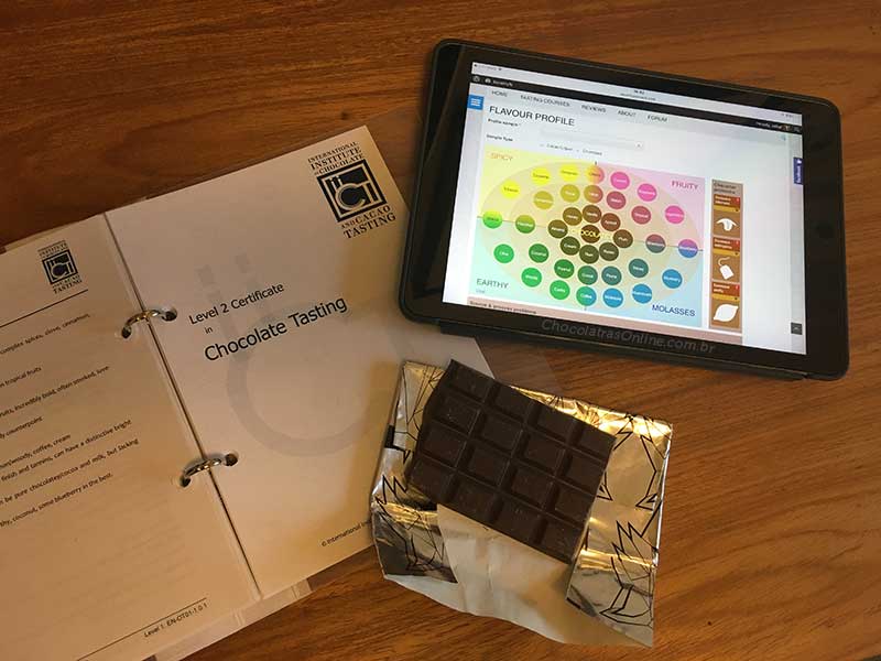 Curso de degustação de Chocolates em Londres: Chocolate Tasting Institute, março 2017