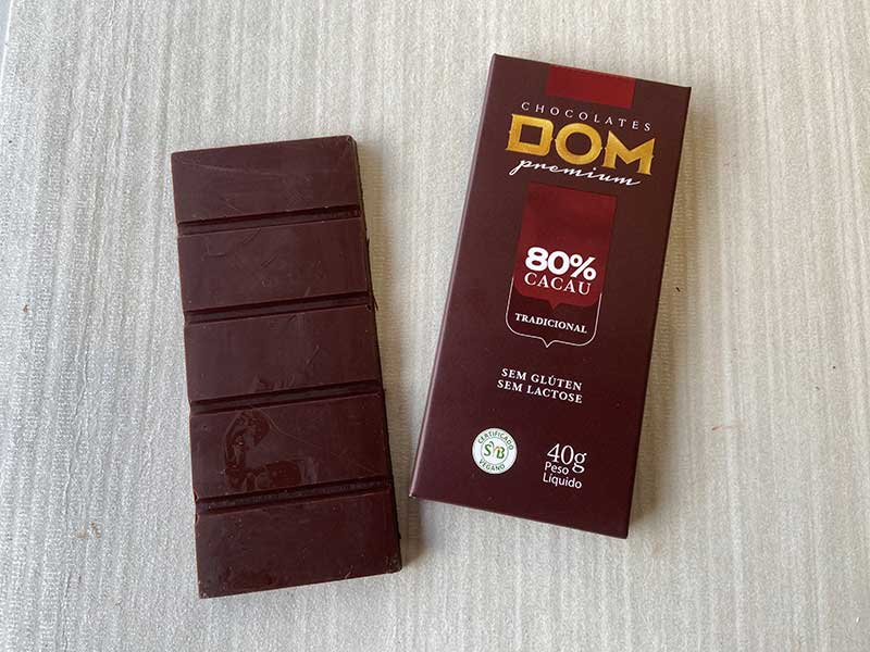 Dom Chocolates - 80 % cacau