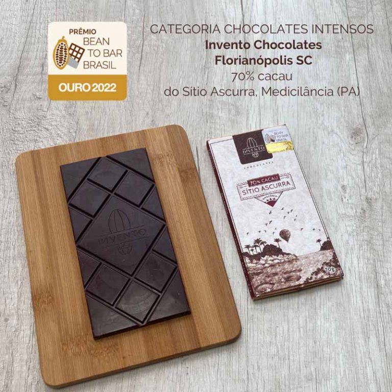 Chocolates premiados em 2022 no Prêmio Bean to Bar Brasil Chocólatras Online