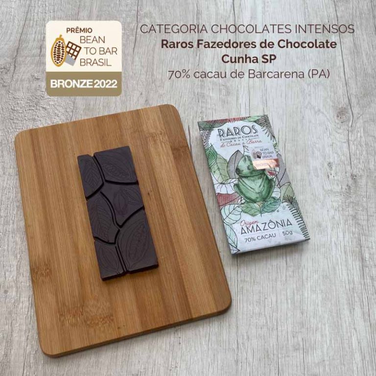 Chocolates premiados em 2022 no Prêmio Bean to Bar Brasil Chocólatras Online